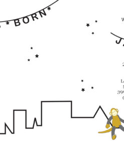 geboortekaartje Jacob - geboortekaartjes – babykaartjes – geboorte kaartje – hippegeboortekaartjes