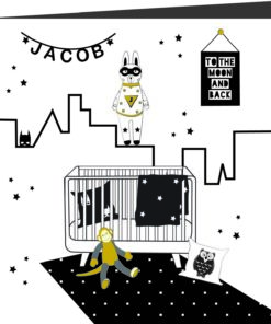geboortekaartje Jacob - geboortekaartjes – babykaartjes – geboorte kaartje – hippegeboortekaartjes