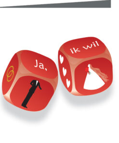 Trouwkaart 11 - trouwkaarten ontwerpen - huwelijksuitnodigingen - uitnodiging bruiloft - huwelijkskaart