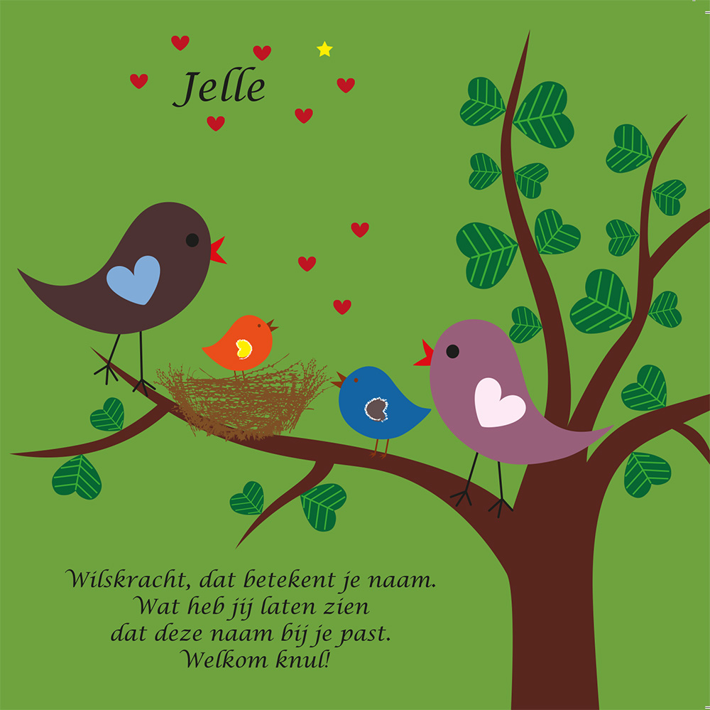 geboortekaartjes – babykaartjes – geboorte kaartje – hippegeboortekaartjes
