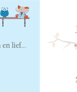geboortekaartje Jazz - geboortekaartjes – babykaartjes – geboorte kaartje – hippegeboortekaartjes
