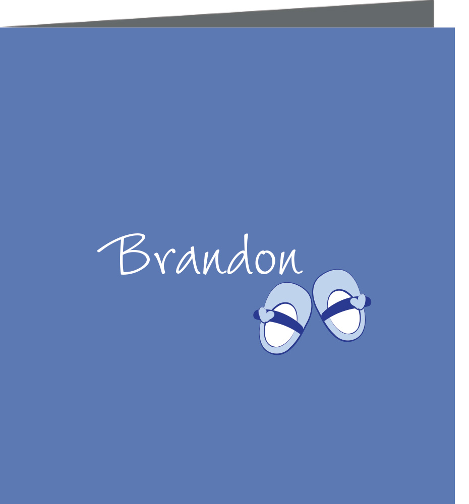 geboortekaartje Brandon - geboortekaartjes – babykaartjes – geboorte kaartje – hippegeboortekaartjes