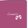 geboortekaartje Emmelie - geboortekaartjes – babykaartjes – geboortekaart– hippegeboortekaartjes