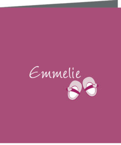 geboortekaartje Emmelie - geboortekaartjes – babykaartjes – geboortekaart– hippegeboortekaartjes