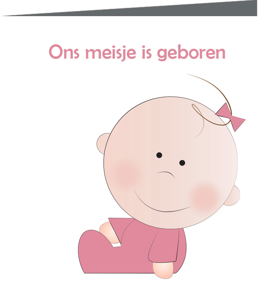 geboortekaartje Feline - geboortekaartjes – babykaartjes – geboortekaart– hippegeboortekaartjes