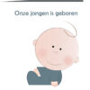 geboortekaartje Julian - geboortekaartjes – babykaartjes – geboortekaart– hippegeboortekaartjes