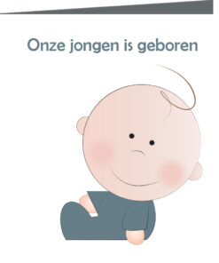 geboortekaartje Julian - geboortekaartjes – babykaartjes – geboortekaart– hippegeboortekaartjes