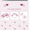 geboortekaartje Vicky - geboortekaartjes – babykaartjes – geboortekaart– hippegeboortekaartjes