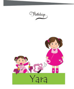geboortekaartje Yara - geboortekaartjes – babykaartjes – geboorte kaartje – hippegeboortekaartjes