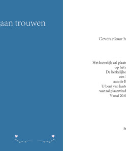 Alternative view of Trouwkaart 24