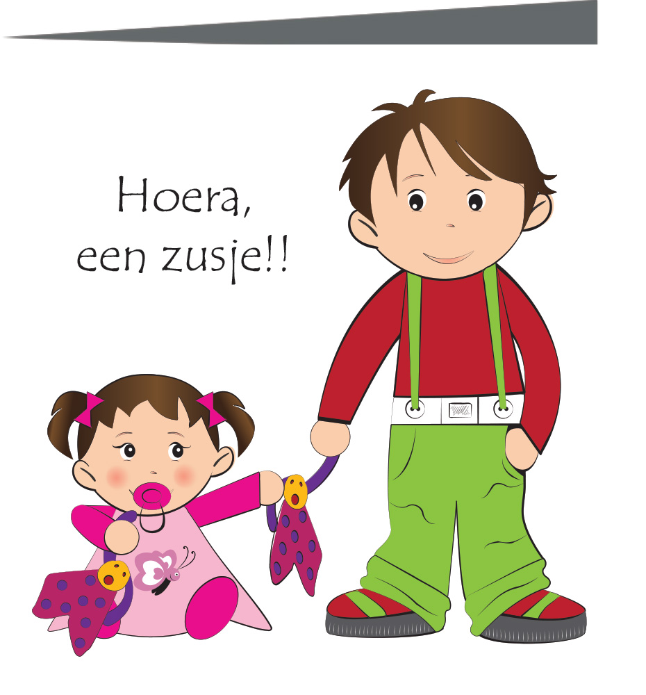 Geboortekaartje Abby - geboortekaartjes – babykaartjes – geboortekaart– hippegeboortekaartjes