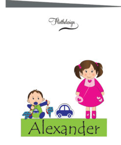 Geboortekaartje Alexander - geboortekaartjes – babykaartjes – geboortekaart– hippegeboortekaartjes