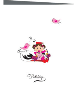 Geboortekaartje Zina - geboortekaartjes – babykaartjes – geboortekaart– hippegeboortekaartjes