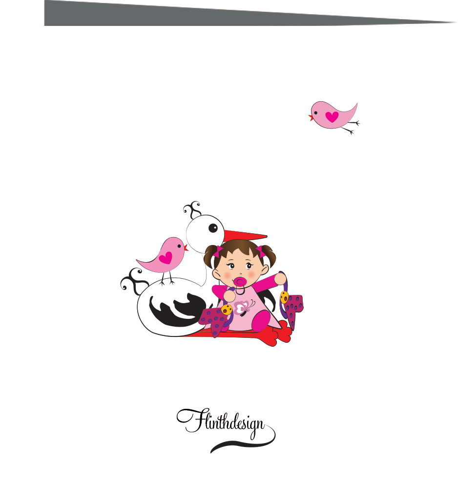 Geboortekaartje Zina - geboortekaartjes – babykaartjes – geboortekaart– hippegeboortekaartjes