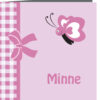 Geboortekaartje Minne - geboortekaartjes – babykaartjes – geboortekaart– hippegeboortekaartjes
