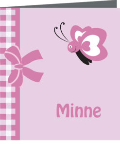Geboortekaartje Minne - geboortekaartjes – babykaartjes – geboortekaart– hippegeboortekaartjes