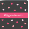 Trouwkaart 30 - trouwkaarten ontwerpen - huwelijksuitnodigingen - uitnodiging bruiloft - huwelijkskaart