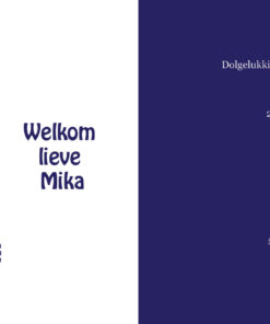Alternative view of Geboortekaartje Mika