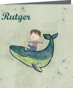 Geboortekaartje Rutger - geboortekaartjes – babykaartjes – geboortekaart– hippegeboortekaartjes