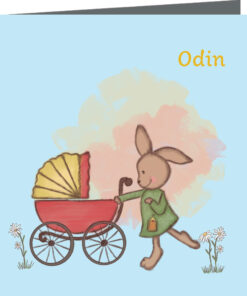 Geboortekaartje Odin - geboortekaartjes – babykaartjes – geboortekaart– hippegeboortekaartjes