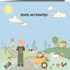 Geboortekaartje Arnoud – geboortekaartjes broertje – babykaartjes – geboortekaart– hippegeboortekaartjes